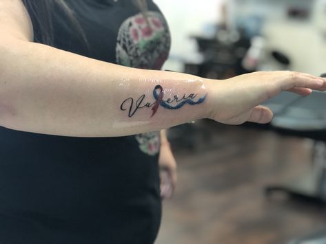 Chd Tattoo Ideas Mom, Dv Awareness Tattoo, Chd Awareness Tattoo, Chd Tattoo Ideas, Chd Warrior, Congenital Heart Defect Tattoo, Watercolor Awareness Ribbon Tattoo, Chd Awareness, Awareness Tattoo