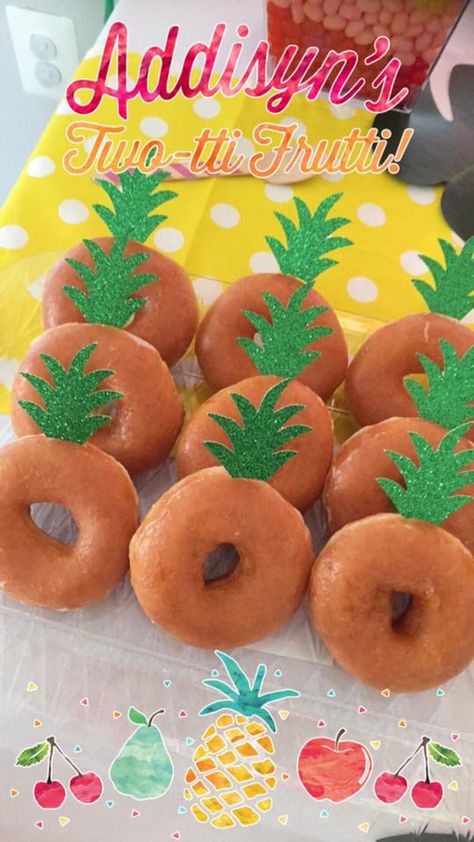 They have the pineapple toppers at Hobby Lobby Tutti Fruity Party, Star Cupcake Toppers, Twotti Fruity, Tutti Frutti Birthday Party, Tutti Frutti Party, Fruit Birthday Party, Two The Moon, 2nd Birthday Party For Girl, Second Birthday Party