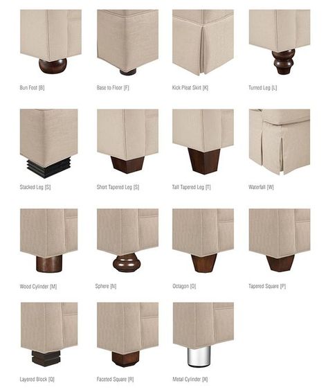 Base and Leg Styles: Drexel Furniture, Interior Design Tools, Sofa Leg, Drexel Heritage, Upholstery Diy, Living Room Sofa Design, Design Basics, Sofa Legs, Furniture Feet