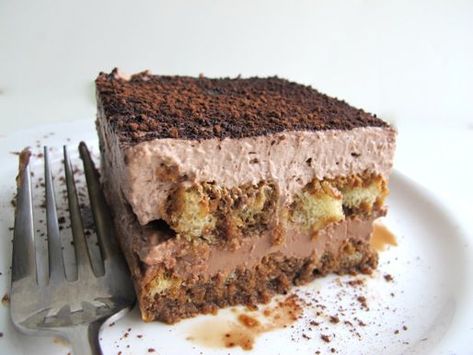 Chocolate Tiramisu Recipe, Interesting Desserts, Coffee Liquor, Serious Eats Recipes, Chocolate Tasting, Fabulous Desserts, Chocolate Tiramisu, Italian Chocolate, Easy Chocolate Desserts