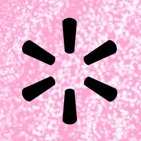 Walmart Spark Logo, Walmart App Icon, Walmart Icon, Walmart Logo, Iphone Photo App, Iphone Photo, Pink Glitter, App Icon, Ipad