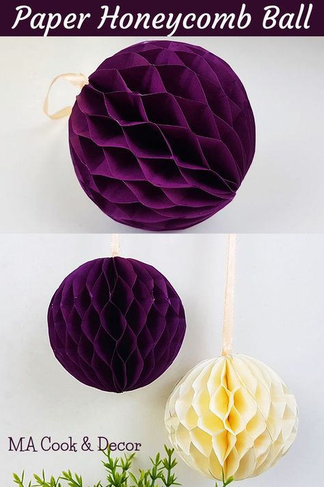 In here I'm sharing paper honeycomb ball for decorations of Birthday party, Christmas,Diwali,Easy paper honeycomb ball.DIY Christmas decor ideas,Paper craft ideas. Christmas Decor Ideas Paper, Diy Honeycomb, Diy Christmas Decor Ideas, Origami Ball, Paper Craft Videos, Diy Christmas Decor, Paper Craft Ideas, Honeycomb Paper, Ball Decorations