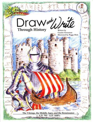 Draw and Write Through History Book 3: The Vikings, the Middle Ages, and the… Middle Ages History, Draw And Write, Homeschool Social Studies, My Father's World, History Curriculum, History Quotes, History Timeline, Homeschool History, History Book