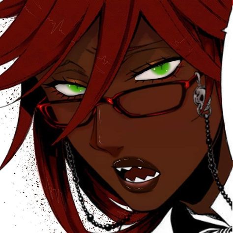 Brown Skin Pfp Anime, Dark Skin Anime Female, Dark Skin Pfp Anime, Dark Skinned Anime Characters, Anime Chocolate, Dark Skin Anime, Dark Skinned Female Character Art, Vampire Au, Animated Pfp