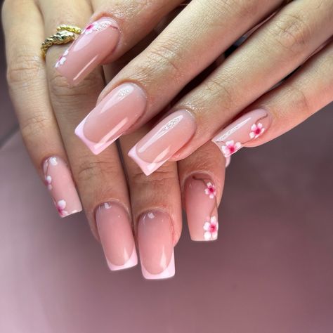 Meet Nicole, our nail art queen and her gorgeous cherry blossom set 🌸 #cjartistry #cjartistrygirls #thenailconnection #nails #nailart #nailpromagazine #sydneynails #sydneynailsalon #sakura #squarenails #acrylics #cherryblossom CJ Artistry - Nail Salon - Nail Tech Life - Nail Artist - Cherry Blossom Nails - Sydney Nail Salon - Nail Design - Nail Tutorial - Nail Inspo Sakura Nails Design, Sakura Nails, Cherry Blossom Nails Design, Blossom Nails, Cherry Blossom Nails, Nail Tutorial, Pink Cherry, Design Nail, Cherry Blossom Tree