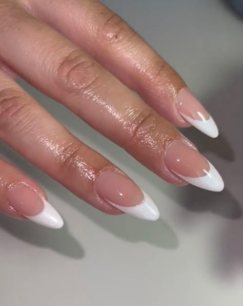 Thick White Tip Nails, Thicker French Tip Nails, Chunky White French Tip Nails, Thick Tip French Nails, French Manicure Thick White, White On Pink French Tip, French Nails Thick White, Big French Tip Nails, Thick White French Tip Nails