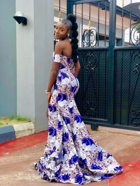 African Prom Dresses Ankara, African Prom Dress, African Mermaid, Ankara Maxi Dress, Traditional African Clothing, Dress Ankara, African Prom Dresses, Dresses African, African Print Clothing