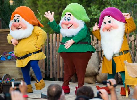 Walt Disney Word Resort's Latest Magic -- by Judy Koutsky Dwarfs Costume, Seven Dwarfs Costume, Disney Sidekicks, Seven Dwarfs Mine Train, Disney App, Disney World Secrets, Snow White Seven Dwarfs, Disney Secrets, Disney Cast Member