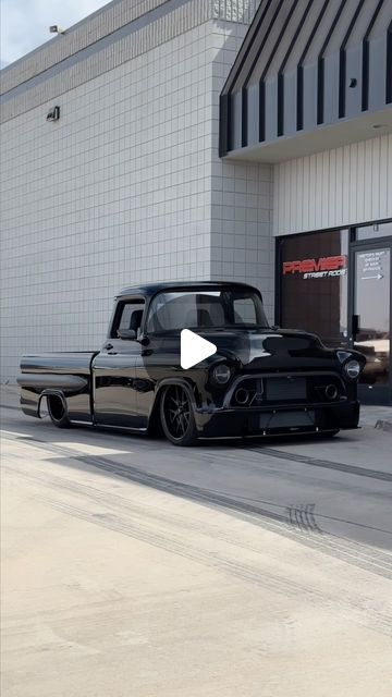 PremierStreetRod on Instagram: "🇺🇸🇺🇸 She has come together so well 🇺🇸🇺🇸 #57eviltwin #chevy #chevrolet #3100 #chevytruck #chevyonly #custom #fleetside #supercharged #blacktrucks #carbonfiber #restomod #protouring #trucksofinstagram  As always we want to thank our great vendors. @accuair @american.autowire @borlaperformance @billetspecialties @borowski @currieenterprises @dakota_digital @designenginc @dek_x_ @eddiemotorsports @gsi_machineandfabrication @hart_fab @ls.fabrication @lucky_glass_god @munsseyspeed @michelin @novaluxindustries @optimabatteries @ppgindustries @pinstripe_chris @ridetechsuspension @ringbrothers @restomodair @seansmithdesigns @sewcalrods @triquemfg @ultimateheaders @vibrosolutions @vibrant_performance @viaircorp @wilwooddiscbrakes @whipplesuperchargers @wizards 55 Chevy Truck, Car Pinstriping, Car Shots, Chevy Trucks For Sale, 57 Chevy Trucks, American Pickup Trucks, Chevy 3100, Chevrolet 3100, Custom Pickup Trucks