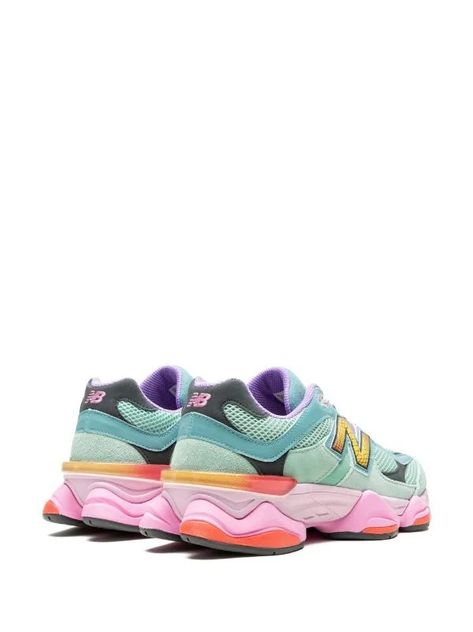 New Balance Colorful, Colorful Sneakers Women, Colorful Running Shoes, Sneakers Colorful, Rave Shoes, New Balance Style, Sage Leaf, New Balance 9060, Sneak Attack