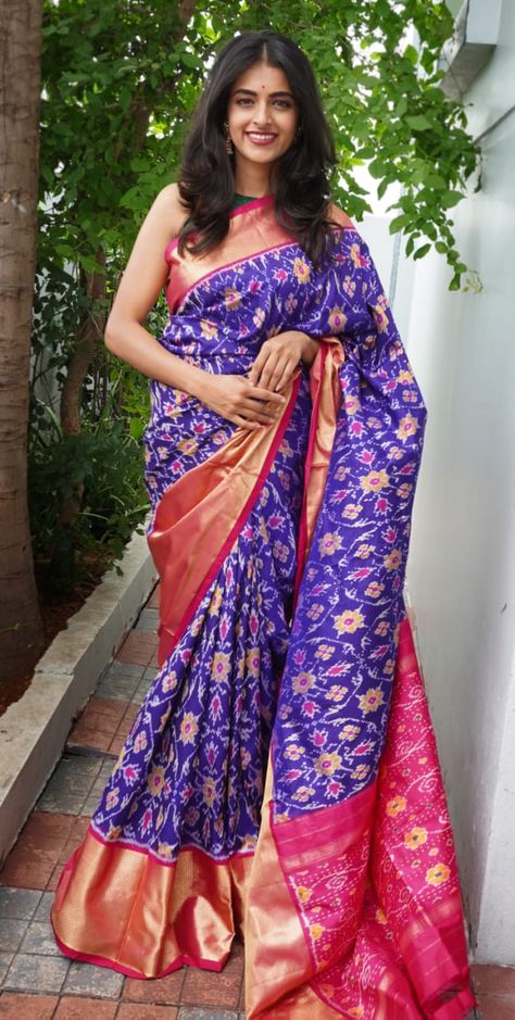 Full Sleeves Blouse Designs, Sambalpuri Saree, Latest Silk Sarees, Simple Lehenga, Bridal Sarees South Indian, Silk Saree Banarasi, Wedding Saree Collection, Ikkat Pattu Sarees, Sari Blouse Designs