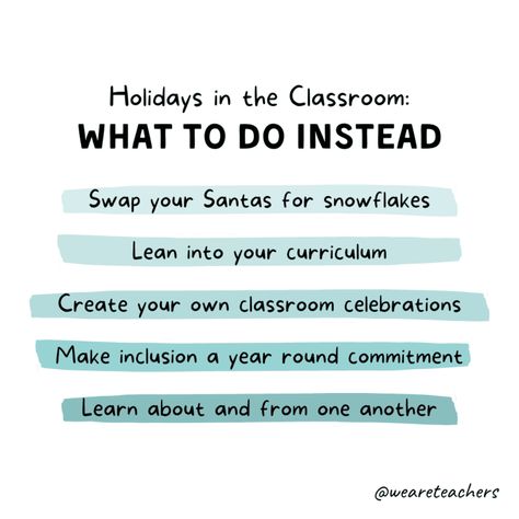 Teaching About Christmas, Hanukkah, and Kwanzaa Isn't Inclusion Teachers Strike, Teacher Career, Teacher Must Haves, First Year Teaching, Youre Doing It Wrong, We Are Teachers, Classroom Management Tips, Teaching Career, Hard Questions