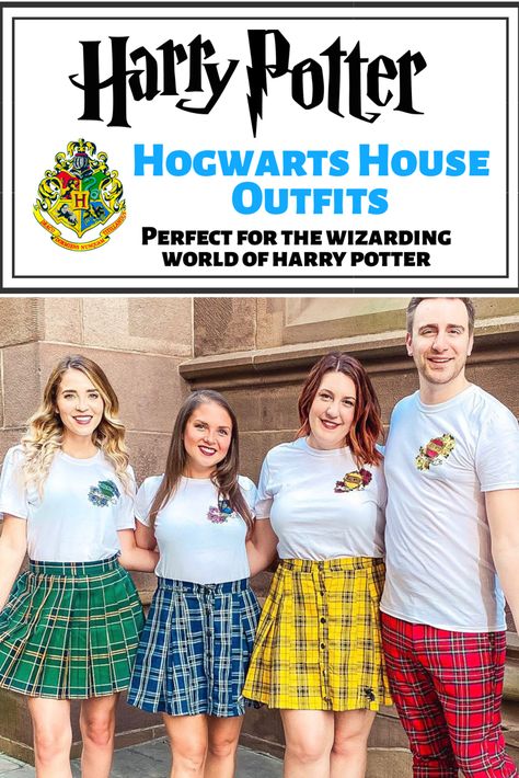 Cute Harry Potter Outfits, Hogwarts Houses Outfits, Harry Potter Dress Up, Harry Potter Houses Outfits, Gryffindor Outfit, Ravenclaw Outfit, Universal Studios Outfit, Hogwarts Outfits, Harry Potter Hogwarts Houses