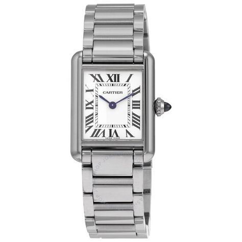 Discover great products at the best prices at Dealmoon. Tank Quartz Silver Dial Ladies Watch WSTA0051. Price:$2700.00 Cartier Tank Anglaise, Elevated Essentials, Cartier Tank, Blue Steel, Roman Numeral, Ladies Watch, Roman Numerals, Swiss Made, Luxury Watch