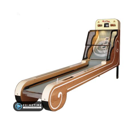 The Centennial Alley by Skeeball games is the perfect way to visit the past while playing in the present by offering the original 1909 skeeball game. Ski Ball, Arcade Games For Sale, Arcade Game Machines, Skee Ball, Arcade Game Room, Game Machine, Air Hockey, Foosball, 100th Anniversary