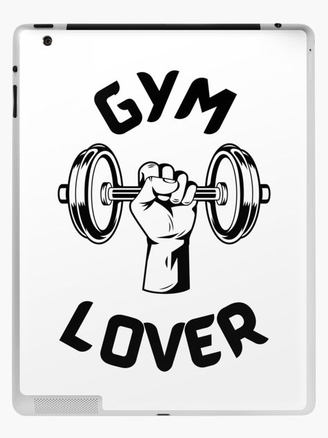 iPad case & skin featuring the 'Gym Lover' design, ideal for fitness lovers with a bold, motivational theme. Gym Lover, Ipad Skin, Design Store, Ipad Case, Ipad, Gym, Skin, For Sale, Design