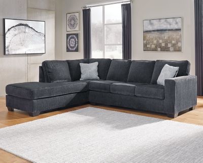 Gray Sectional, Sectional With Chaise, Corner Chaise, Straight Line Designs, Sofa L, Sleeper Sectional, Ashley Furniture Homestore, Living Room Collections, Living Room Set