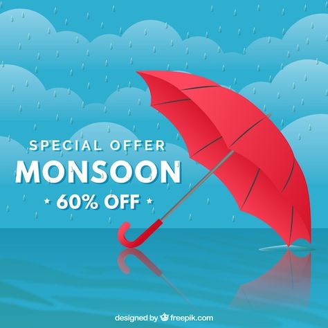 Monsoon season sale composition with rea... | Premium Vector #Freepik #vector #monsoon-offer #monsoon-sale #monsoon #monsoon-season Hindu Wedding Cards, Monsoon Season, Hanuman Pics, Flyer And Poster Design, Social Media Poster, Skin Clinic, Hindu Wedding, Post Ideas, Creative Posters