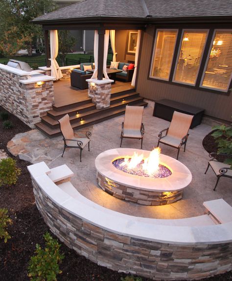 Design Per Patio, Concrete Patios, Stamped Concrete Patio, Backyard Seating, Backyard Fire, Backyard Living, Fire Pit Backyard, Concrete Patio, Dream Backyard