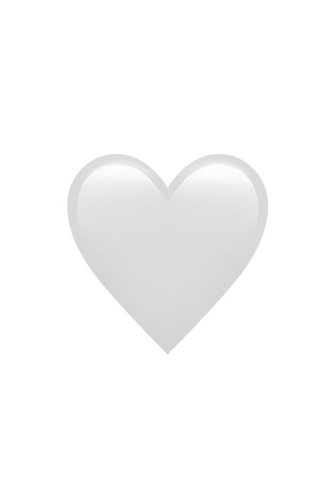 The 🤍 White Heart emoji appears as a solid white heart shape. It has no additional features or markings, and is simply a pure white color. White Heart Emoji, Iphone Png, Phone Emoji, Apple Emojis, Emoji Stickers Iphone, Emoticon Love, Ios Emoji, Hand Emoji, Postcard Mockup