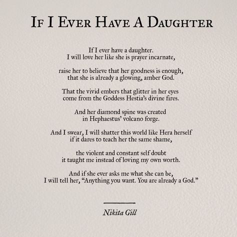 image Mythology Poetry, Tragically Beautiful, Female Poets, Nikita Gill, Feminist Quotes, Witchy Things, A Daughter, Poem Quotes, Greek Gods