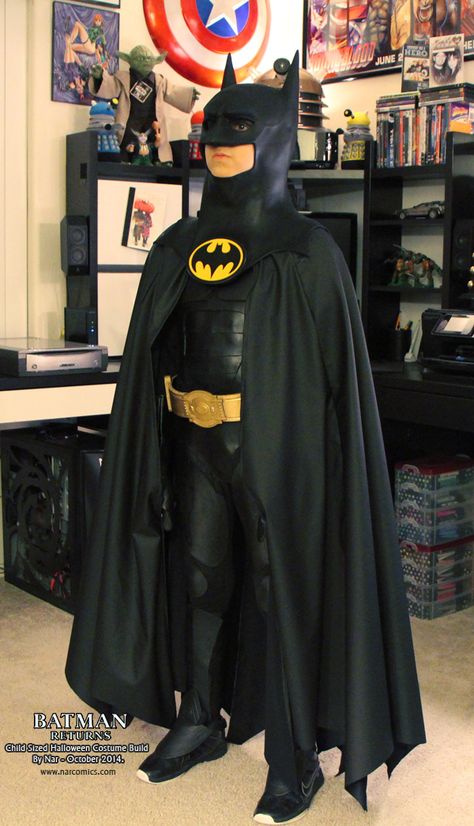 Batman Fancy Dress, Boot Spats, Bat Suit, 1989 Batman, Batman Diy, Batman Suit, Foam Sheet Crafts, Batman Cosplay, Batman Returns