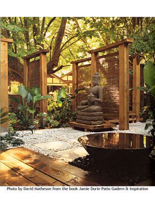 Zen    080406-Patio-Inspiration-142 by fundy, via Flickr Yoga Garden, Zen Garden Design, Buddha Garden, Meditation Garden, Japanese Garden Design, Asian Garden, Patio Inspiration, Front Patio, Cool Ideas