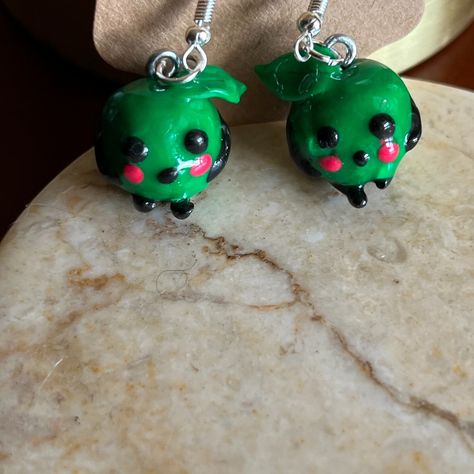 You'll find me with a batch of new polymer clay earring at Bloom Marketplaces on 3/17! For all of my fellow Stardew Valley fans I made Junimo dangle earrings!! Clay Earring, March 7, Stardew Valley, Polymer Clay Earrings, Clay Earrings, Polymer Clay, Dangle Earrings, Ceramics, On Instagram