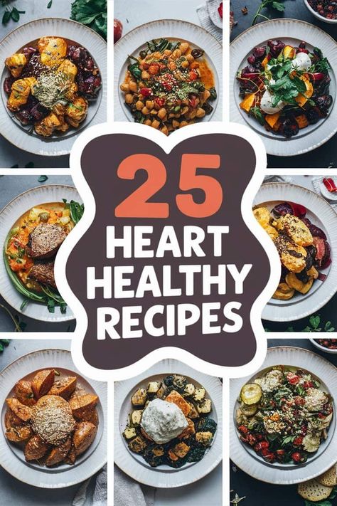 25 Heart Healthy Recipes to Boost Your Wellness – Happy Muncher Heart Healthy Diet Recipes, Fiber Rich Fruits, Heart Healthy Diet, About Heart, Heart Food, Nutritious Breakfast, Clean Food, Breakfast Options, Healthy Diet Recipes