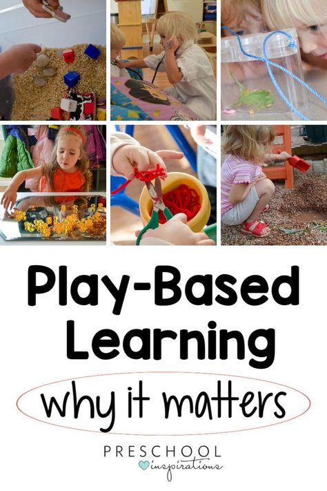 Play-based learning, especially in preschool and kindergarten, is crucial to help kids understand later concepts on a deeper level. They won't just learn rote ABC's and 123's, they will learn to understand instead of memorize. Here's ideas how to implement learning through play in a classroom or at home! Preschool Play Based Learning, Play Based Learning Preschool, Play Based Learning Kindergarten, Preschool Inspirations, Play Based Classroom, Tot Trays, Gratitude Journal For Kids, Purposeful Play, Play Based Learning Activities