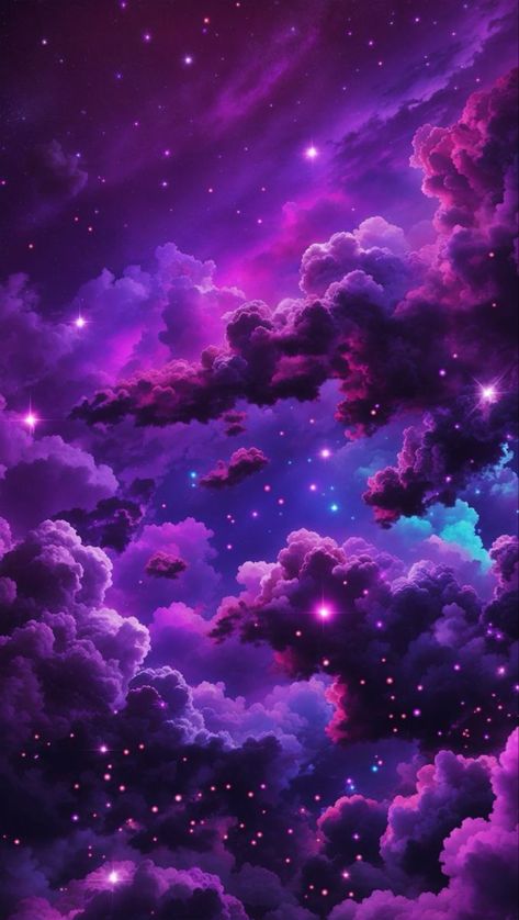 Lavender Galaxy Wallpaper, Pink Purple Blue Aesthetic Wallpaper, Purple Crystal Wallpaper, Purple Spiritual Aesthetic, Digital Wallpaper Backgrounds, Pretty Wallpapers Backgrounds Aesthetic, Galaxy Clouds, Gameboy Wallpaper, Pink Ribbon Wallpaper