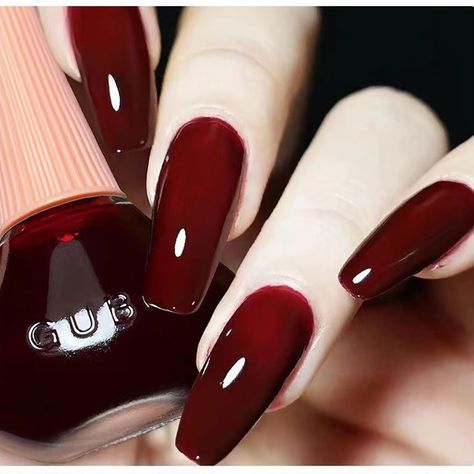 PRICES MAY VARY. green nail polish 12ml Cherry Red Nail Polish Red Natural Nails, Cherry Red Nail Polish, Cherry Red Nail, Xv Ideas, Dry Nails Quick, Cherry Nails, Green Nail Polish, Green Nail, Red Nail Polish