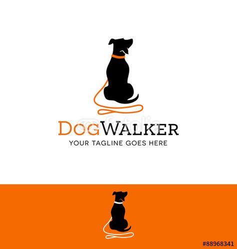 logo design for dog walking, training or dog related business ... Dog Walking Logo, Dog Logos, Walker Logo, Dogs Walking, Dog Logo Design, Dog Walking Business, Doggy Day Care, Business Stock Images, Animal Logos