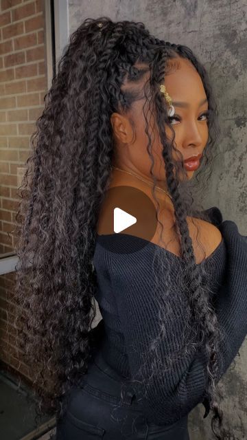 Dallas / Houston Faux Locs Artist 💫 on Instagram: "We Took the Gypsy Twist to a whole new level . 😍 These will be called Gypsy Twist 2.0  This style is super messy but so feminine and bohemian  at the same time . Super light weight .  @dhairboutique Burmese Wavy Hair Was used for this look .  Great for any season ☺️ . . . . Now Booking Houston Clients 🤟🏾 . . . .  #symoneprotectivestyles#goddesslocs#houstonboxbraids#htown#houstonbraidstylistbraider#katytexasfauxlocs #houstonlocstylist #houstonfauxlocs #houstonbohemianlocs #houstonlocs #bohemianlocshouston #gypsylocshouston #bohemianlocs #passiontwist#houstongoddesslocs #houstonbraider #texasbraider #protectivestyles #houstonhair #atlanta#atlantafauxlocs#boxbraids#fauxlocssugarland#locs#knotlessboxbraidshouston#fauxlocs#gypsylocs#voiceof Layered Faux Locs, African Braids Hairstyles Pictures, Bohemian Locs, Braids Ideas, Hairstyles Pictures, Braids Hairstyles Pictures, Pretty Braided Hairstyles, Now Booking, African Braids Hairstyles