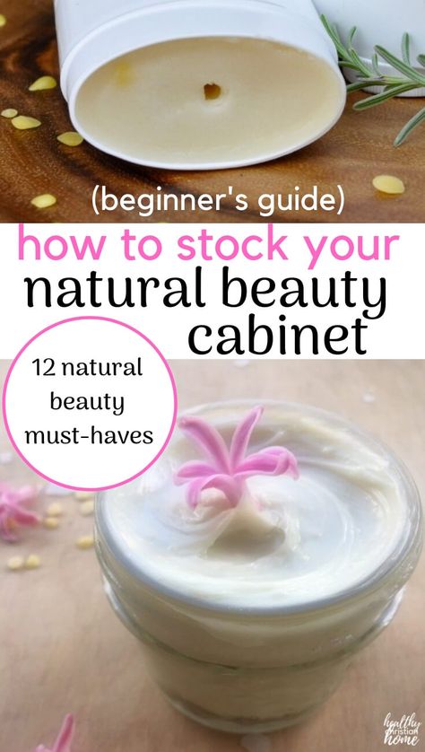 Skincare Cabinet, Beauty Cabinet, All Natural Beauty, Natural Beauty Secrets, Homemade Moisturizer, Natural Beauty Treatments, Homemade Deodorant, Honey Diy, Beauty Hacks Skincare