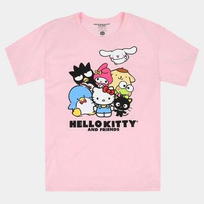 https://target.scene7.com/is/image/Target/GUEST_0e4e94d6-6624-4394-86c2-a4007a09567d Sanrio Graphic Tee, Sanrio Tshirts, Hello Kitty Graphic Tee, Sanrio Shirt, Sanrio Shirts, Sanrio T Shirt, Target Shirts, Pink Shirt Men, Sanrio Clothes