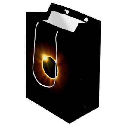 Total Solar Eclipse - Gift Bag - craft supplies diy custom design supply special Gift Bags Diy, Bags Diy, Bag Craft, Total Solar Eclipse, Solar Eclipse, Diy Custom, Diy Bag, Gift Bags, Gift Bag