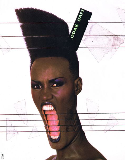 Grace Jones 80s Album Covers, Famous Album Covers, Jean Paul Goude, Grace O'malley, Greatest Album Covers, Cool Album Covers, Cool Jazz, Iconic Album Covers, Becoming An Actress