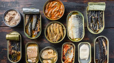 Smoked Jerky, Canned Sardines, New Food Trends, Grilled Mackerel, Restaurant Trends, Smoked Oysters, Tinned Fish, Canned Seafood, Albacore Tuna