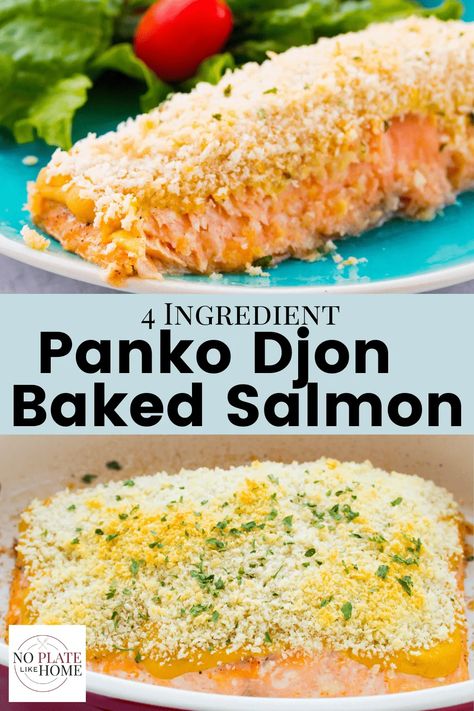 Salmon Panko, Panko Recipes, Salmon Recipes Oven, Breadcrumb Topping, Baked Salmon Recipe, Oven Baked Salmon, Delicious Seafood Recipes, Salmon Seasoning, Easy Seafood