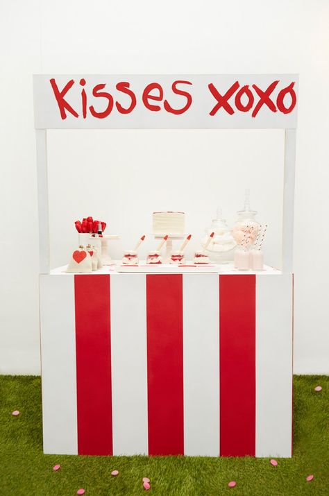 Kissing Booth Valentines Day Party booth Booth Diy, Frozen Crafts, Galentines Party, Puppy Kisses, Valentine's Day Party, Kissing Booth, Color Palette Pink, Valentine Treats, Picnic Party