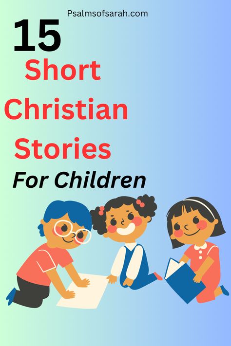 God gave the Bible as his word of God for every one, children inclusive. If you are looking to introduce your child or children to the beauty of the Bible, you can start with these interesting stories. Every story has a lesson. So, they will learn while you will teach! Children Bible Stories, Christian Short Stories, Bible Story For Kids, Sunday School Stories, Leadership Stories, Bible Story Book, Devotions For Kids, Children Stories, Writing Childrens Books