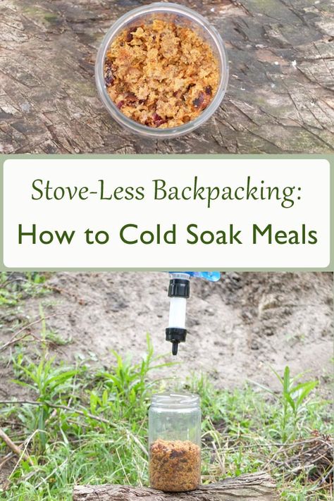 Stoveless Backpacking Meals, No Cook Backpacking Meals, Cold Soak Backpacking Meals, Winter Camp Ideas, Dehydrated Camping Food, Trail Meals, Vegan Backpacking Food, Overnight Hiking, Best Backpacking Food