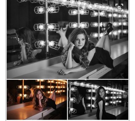 senior Theater Photography, Senior Year Pictures, Classic Portrait, Senior Posing, Makeup Counter, Theatre Photography, Girl Drama, Black And White Portrait, Fall Senior Pictures