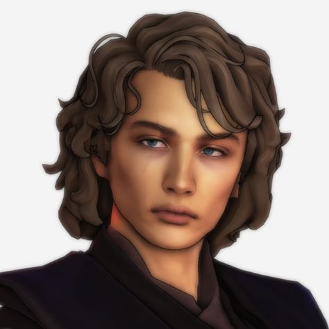 Ts4 Patreon, Sims Patreon, Star Wars Hair, Sims 4 Sims, The Sims 4 Pc, Star Wars Anakin, Tumblr Sims 4, Star Wars Outfits, Sims 4 Characters