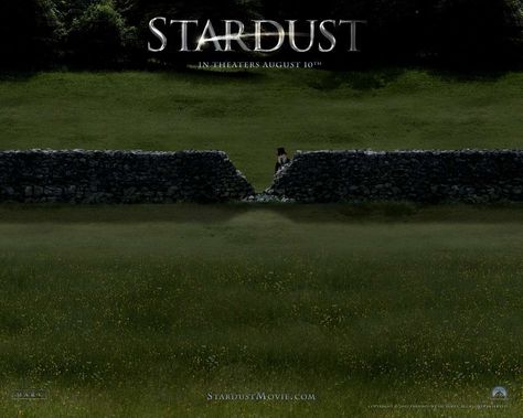 Stardust (2007) The scenes of the wall dividing the Kingdom of Stormhold from the village of Wall in the  film starring Sienna Miller and Michelle Pfieiffer, were filmed on location at Ashridge House. The Golden Valley was used for the filming and wall was temporarily constructed to feature in the film. Ella Enchanted, Fantasy Quotes, When Im Bored, Fantasy Films, Movie Genres, Movie Wallpapers, Fantasy Movies, Great Films, Movie Characters