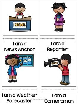 Dramatic Play ~ The TV Newsroom News Station Dramatic Play, Diy Customes, Osc Activities, Weather Activities Preschool, English Homework, Dramatic Play Themes, Dramatic Play Printables, Preschool Weather, Emergent Curriculum