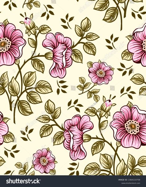 Allover Seamless Flowers Design Pattern Fabric Stock Illustration 2364133759 | Shutterstock Ajrak Batik, Batik Flower, Flower Allover, Allover Pattern, Flower Pattern Design, Flowers Design, Digital Print Fabric, Pattern Fabric, Floral Wallpaper