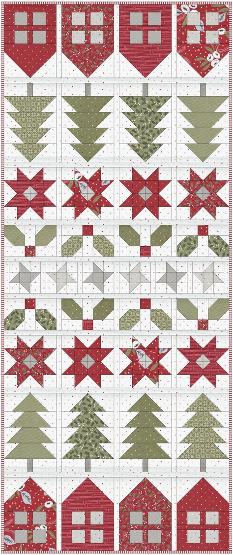 Noel Quilt Pattern, Christmas Wall Quilts Free Pattern, Quilted Christmas Pillows Patterns, Christmas Blocks Quilt, Christmas Patchwork Quilt, Free Christmas Quilt Patterns, Christmas Quilt Panels, Christmas Quilt Patterns Free, Christmas Quilt Blocks Free Pattern