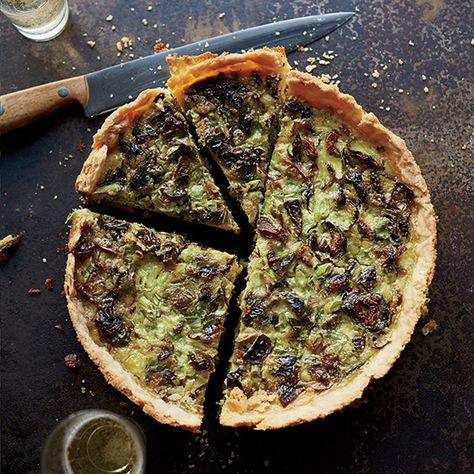 10 Best New Year’s Brunch Recipes | Camille Styles Make Ahead Brunch Recipes, Delicious Quiche, Mushroom Quiche, Make Ahead Brunch, Crumble Pie, Savory Tarts, Brussels Sprout, Savory Pies, Quiche Recipes